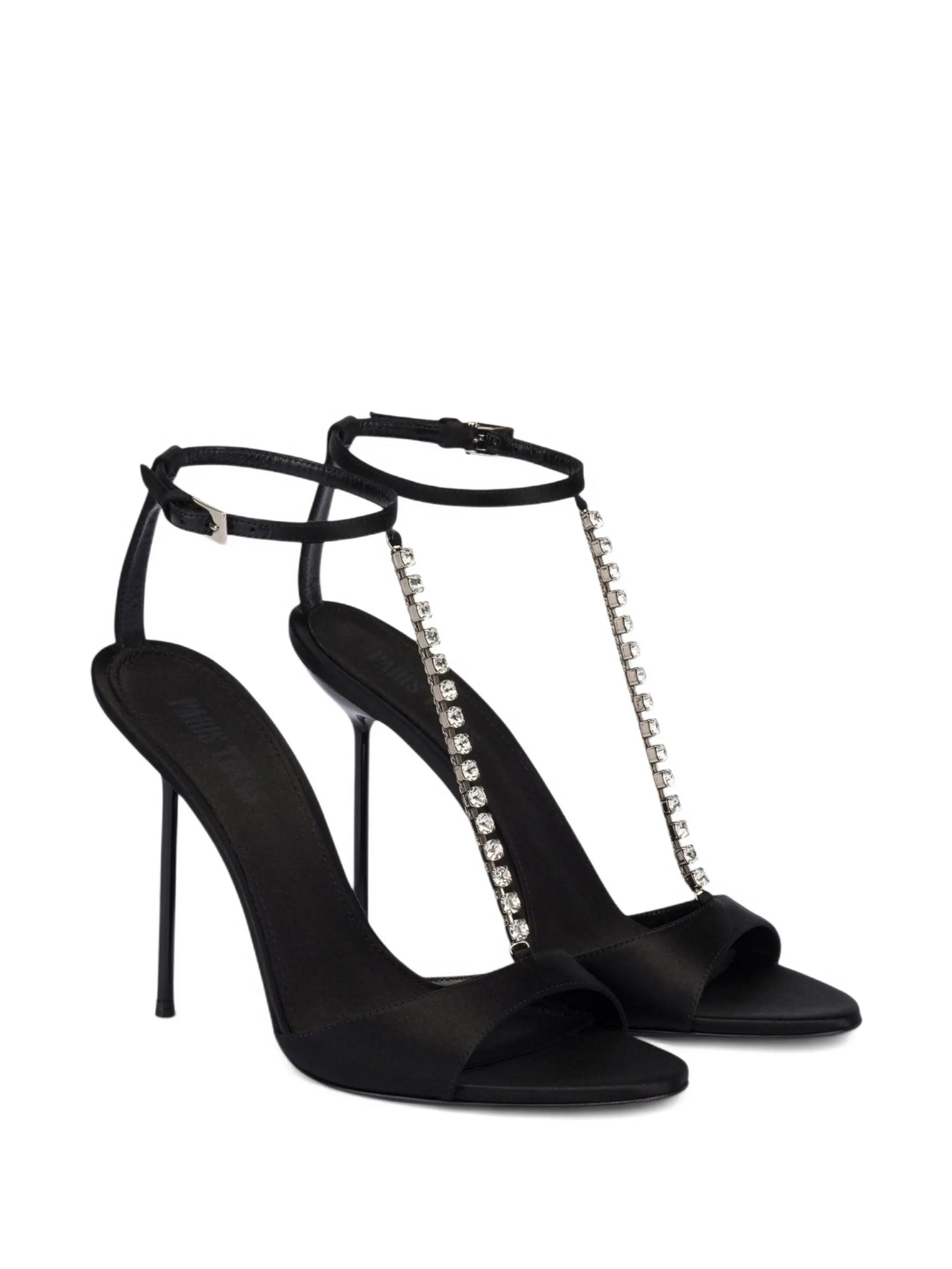 Sandales à talons Lidia satinées - Black & Diamond