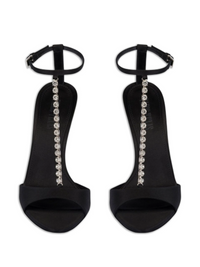 Sandales à talons Lidia satinées - Black & Diamond