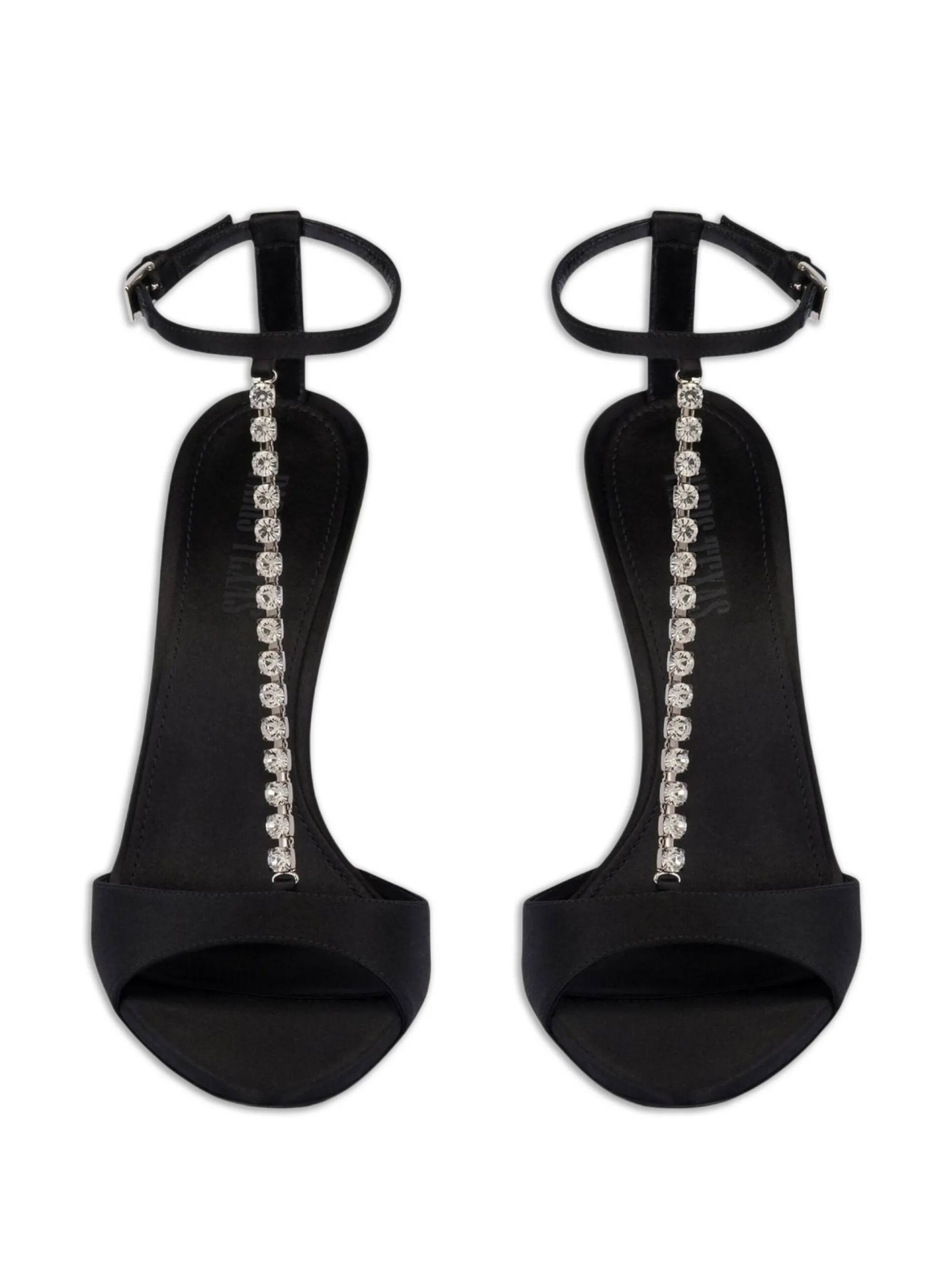 Sandales à talons Lidia satinées - Black & Diamond