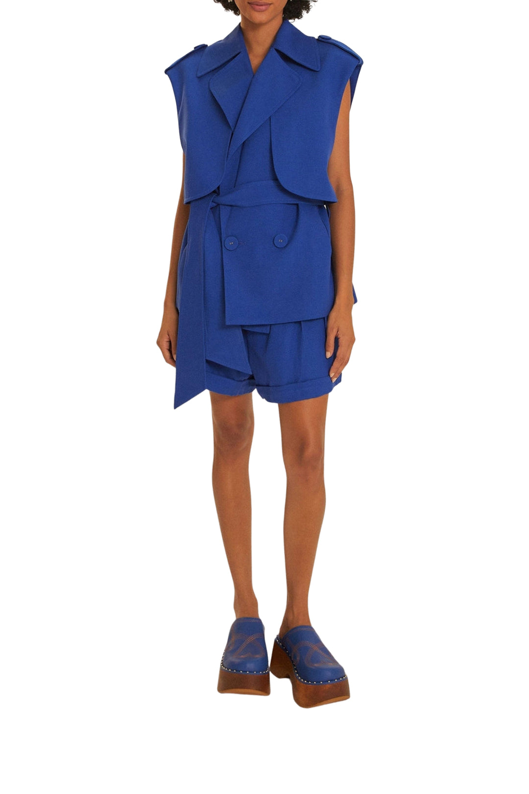 DJV_Navy Blue Jupes & Shorts - Navy Blue