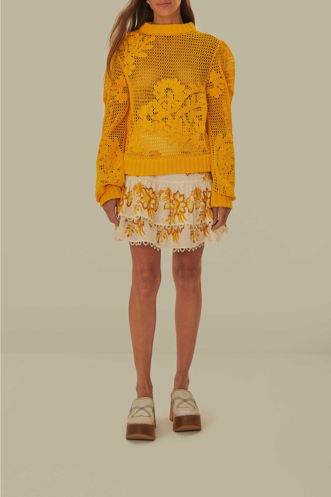 DJV_Yellow Cardigans & Pulls - Yellow