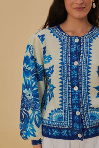 NEW_Floral Tapestry Off-White Cardigans & Pulls - Floral Tapestry Off-White