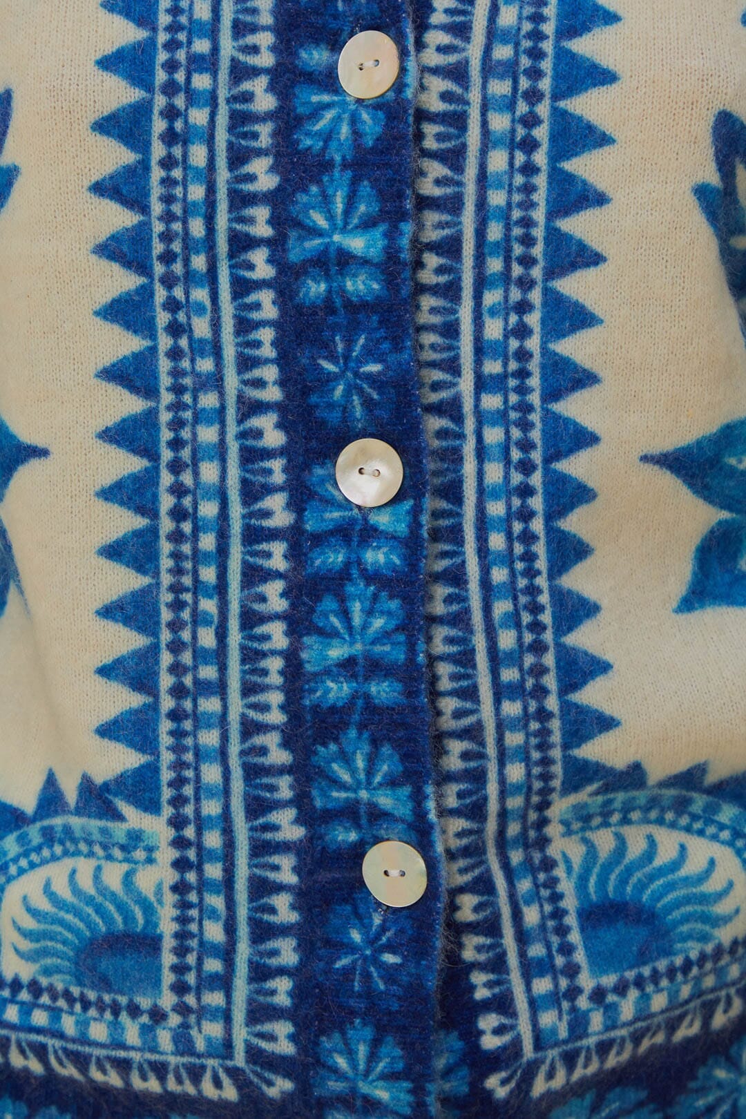 NEW_Floral Tapestry Off-White Cardigans & Pulls - Floral Tapestry Off-White