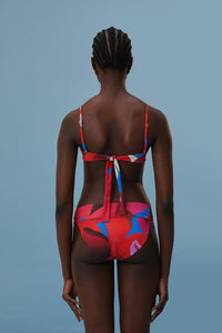 MEDIA OFF LINE_Haut de bikini Watercolor Floral - Violet