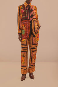 Pantalon Jardin charmant - Orange