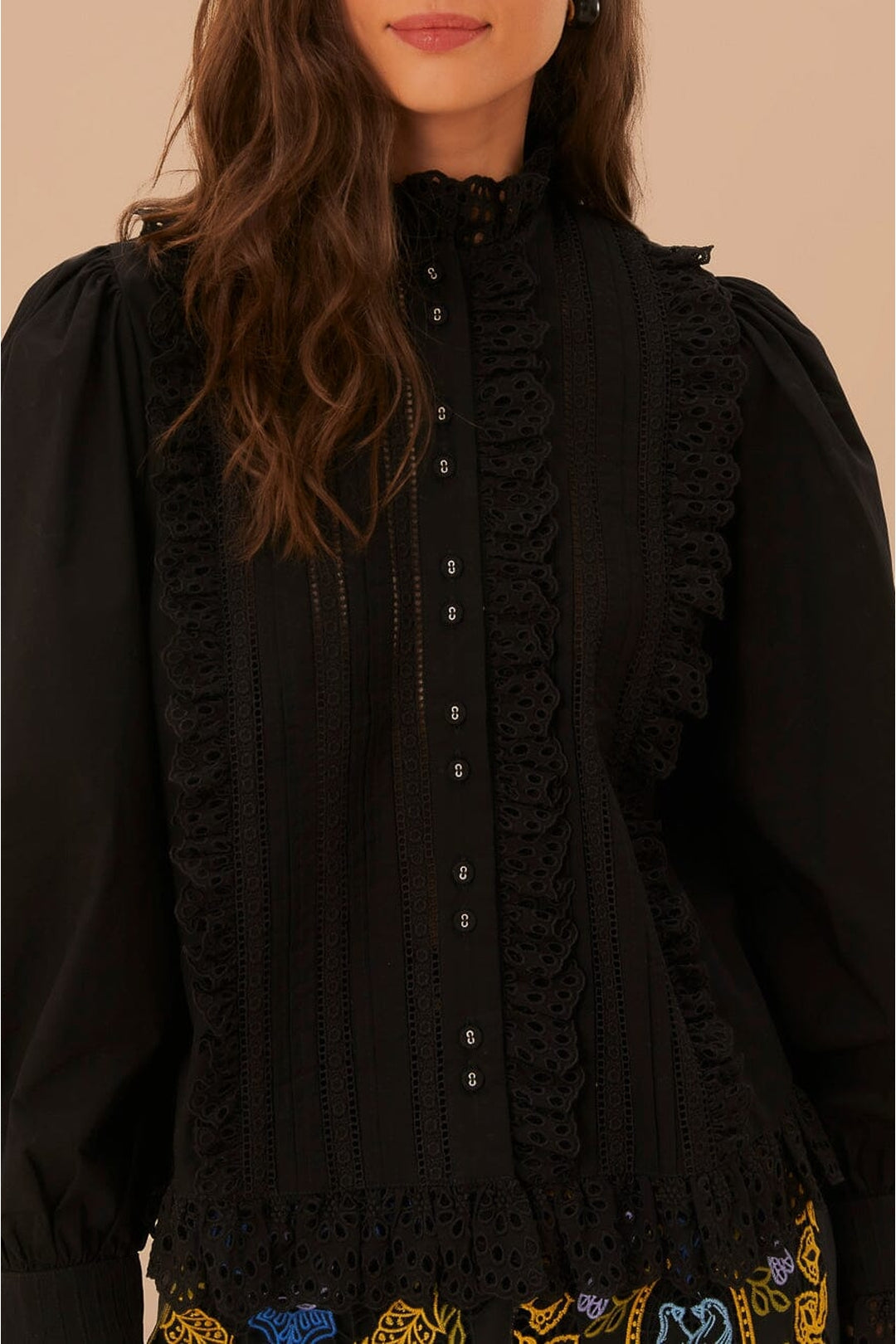 DJV_Black Chemises & Blouses - Black