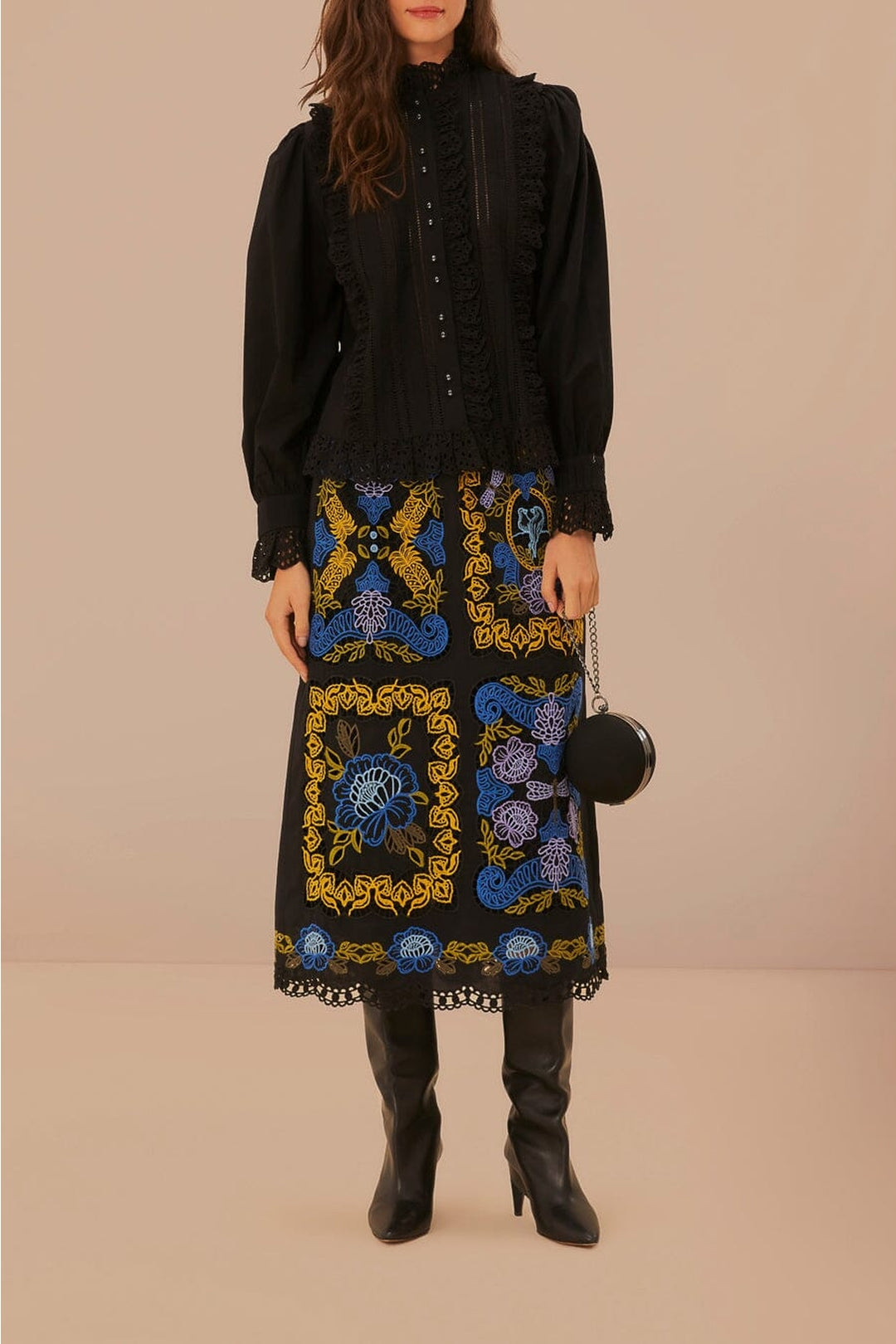 DJV_Black Chemises & Blouses - Black