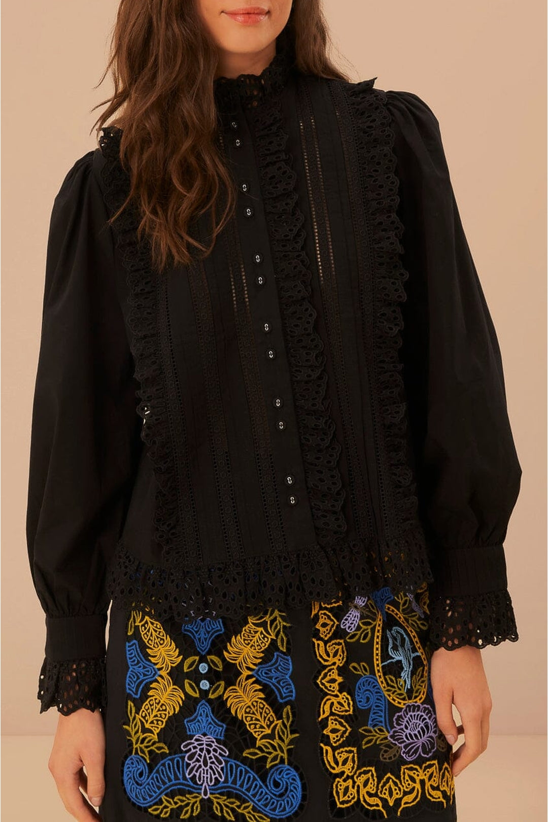 DJV_Black Chemises & Blouses - Black