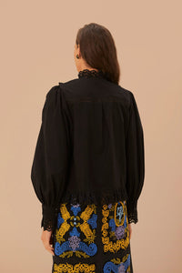 DJV_Black Chemises & Blouses - Black