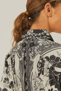 DJV_Flower Leopards Off White Robes midi - Flower Leopards Off White