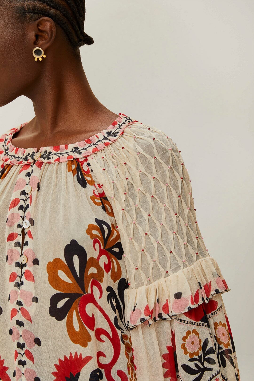 Cashew Mandala blouse - Multicolour