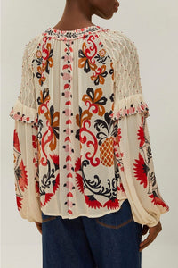 Cashew Mandala blouse - Multicolour