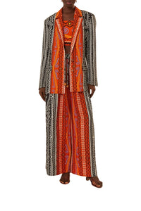 Pantalon Myriad en lin - Orange