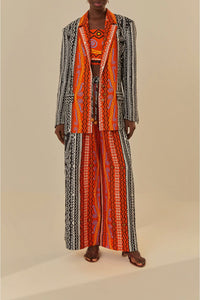Pantalon Myriad en lin - Orange