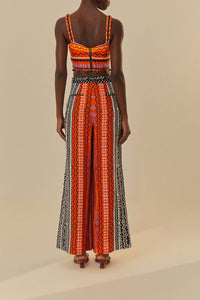 Pantalon Myriad en lin - Orange
