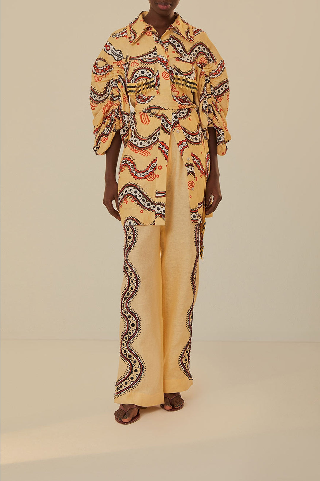 DJV_Sand Time Snake Pantalons - Sand Time Snake