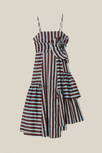 NEW_Tropical Flight Stripes Multicolor Robes midi - Tropical Flight Stripes Multicolor