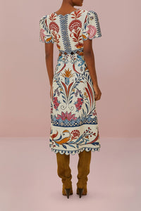 Romantic Lightness Cream Robe midi - Romantic Lightness Cream