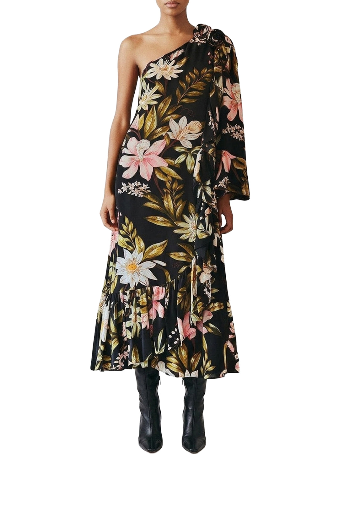 DJV_Surreal Flowers Black Robes longues - Surreal Flowers Black