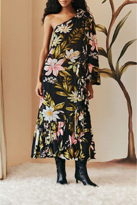 DJV_Surreal Flowers Black Robes longues - Surreal Flowers Black