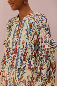 Romantic Lightness blouse in cotton - Multicolour