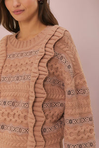 DJV_Sand Cardigans & Pulls - Sand