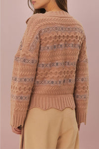 DJV_Sand Cardigans & Pulls - Sand