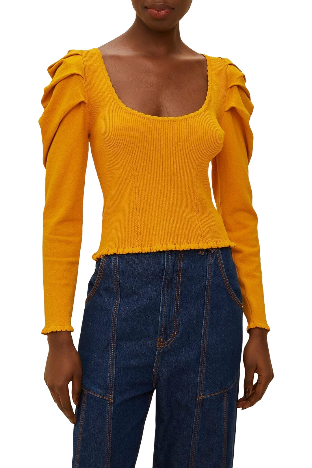 DJV_Yellow Cardigans & Pulls - Yellow