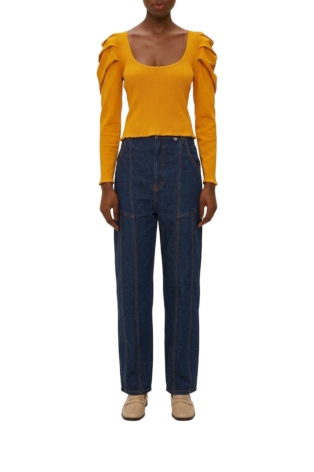 DJV_Yellow Cardigans & Pulls - Yellow