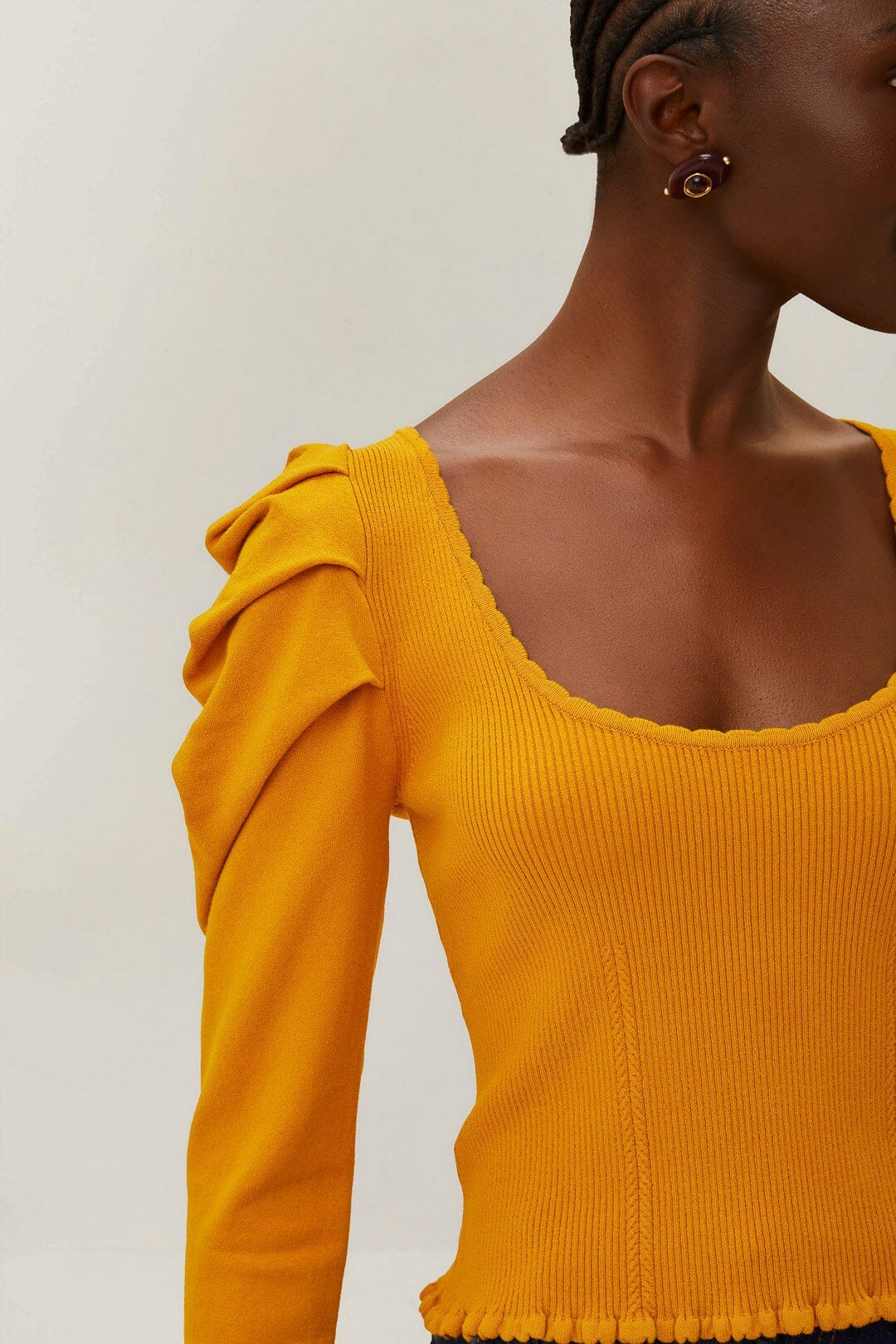 DJV_Yellow Cardigans & Pulls - Yellow
