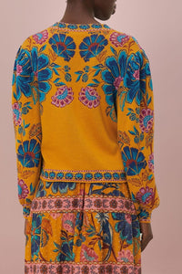 Cardigan Mica en maille - Jaune