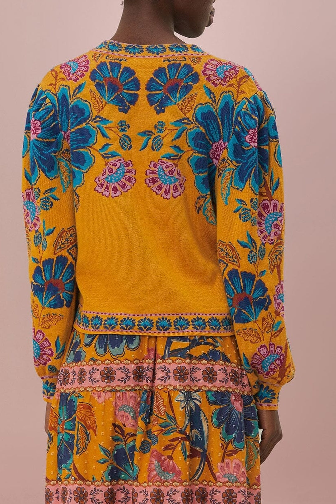 Cardigan Mica en maille - Jaune