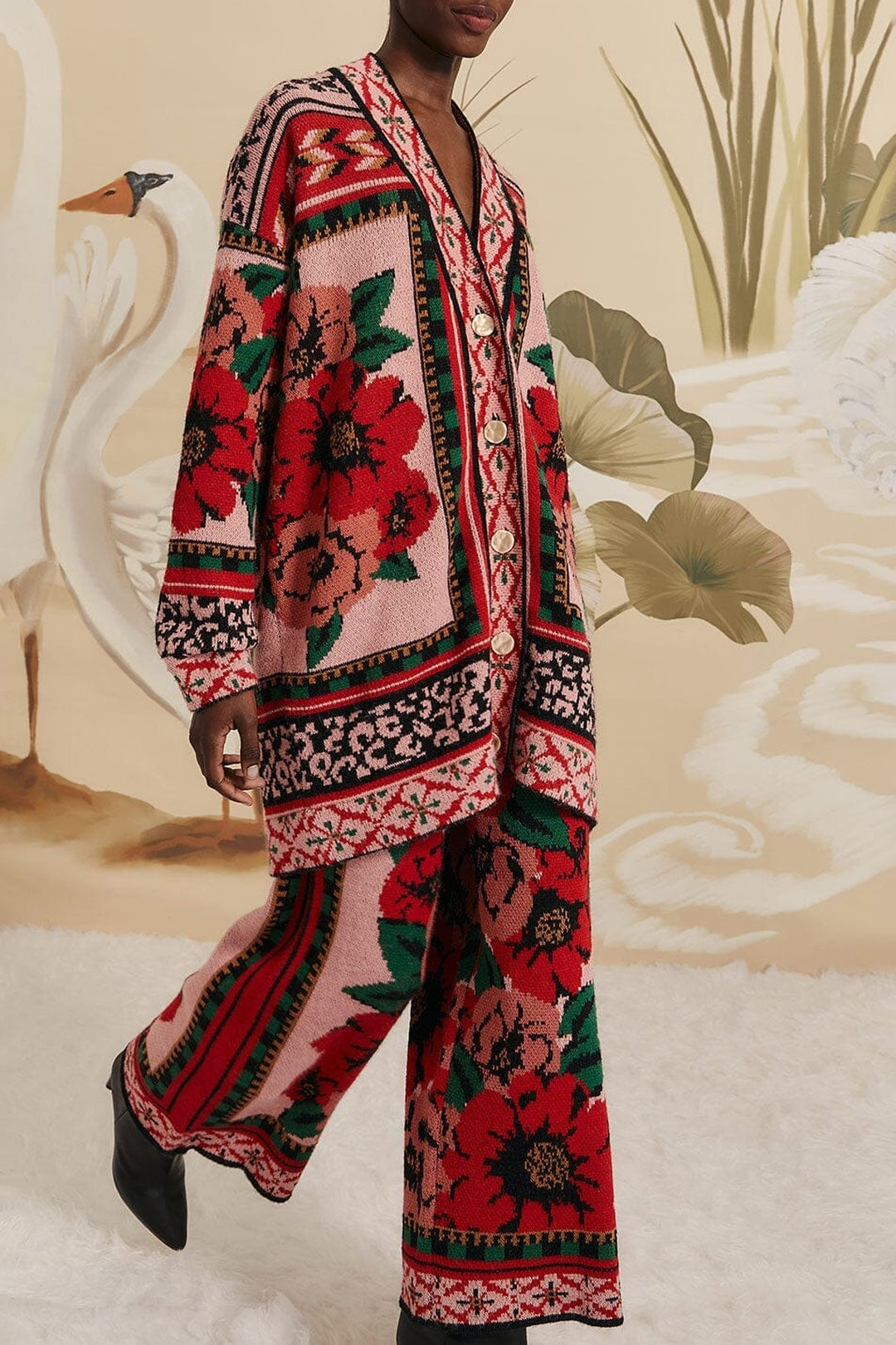 DJV_Flower Tapestry Pantalons - Flower Tapestry