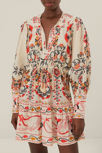DJV_Cashew Mandala Cream Robes courtes - Cashew Mandala Cream