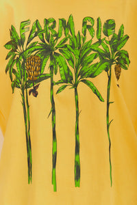 T-shirt Farm Rio en coton - Jaune