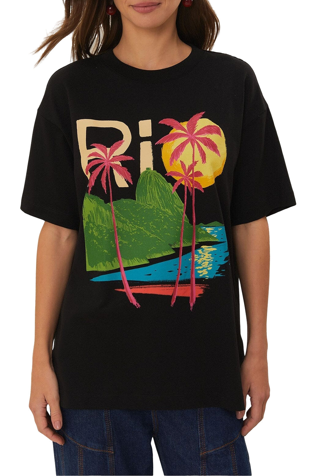 DJV_Black Tops & T-Shirts - Black