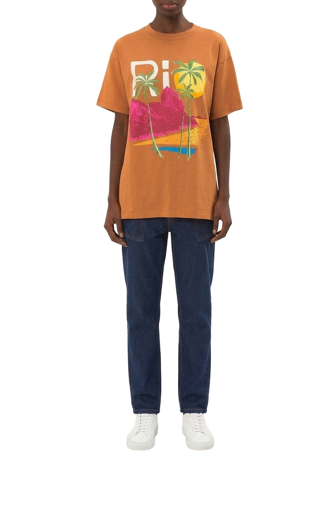 T-shirt Rio en coton - Camel