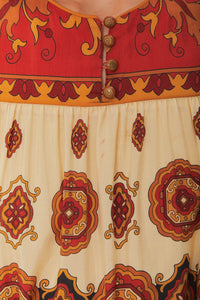 DJV_Ainika Tiles Cream Robes midi - Ainika Tiles Cream