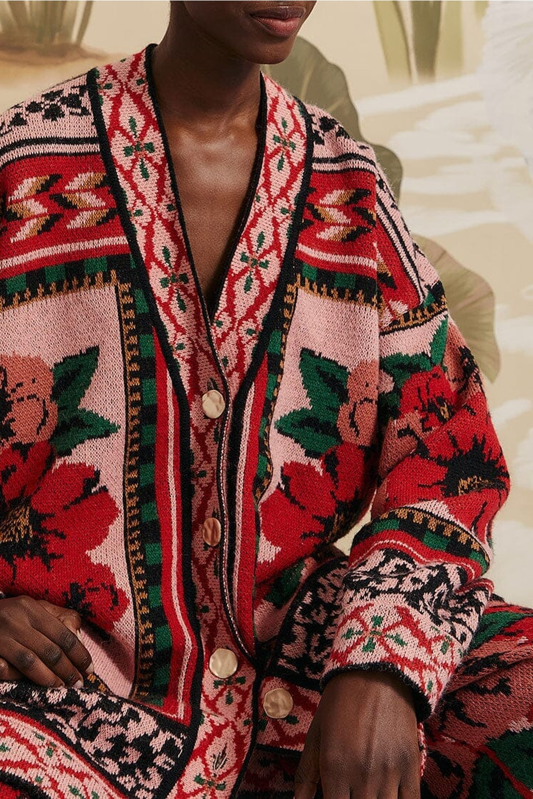 DJV_Flower Tapestry Cardigans & Pulls - Flower Tapestry