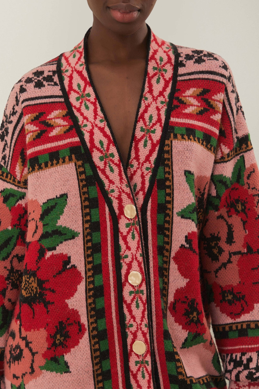 DJV_Flower Tapestry Cardigans & Pulls - Flower Tapestry