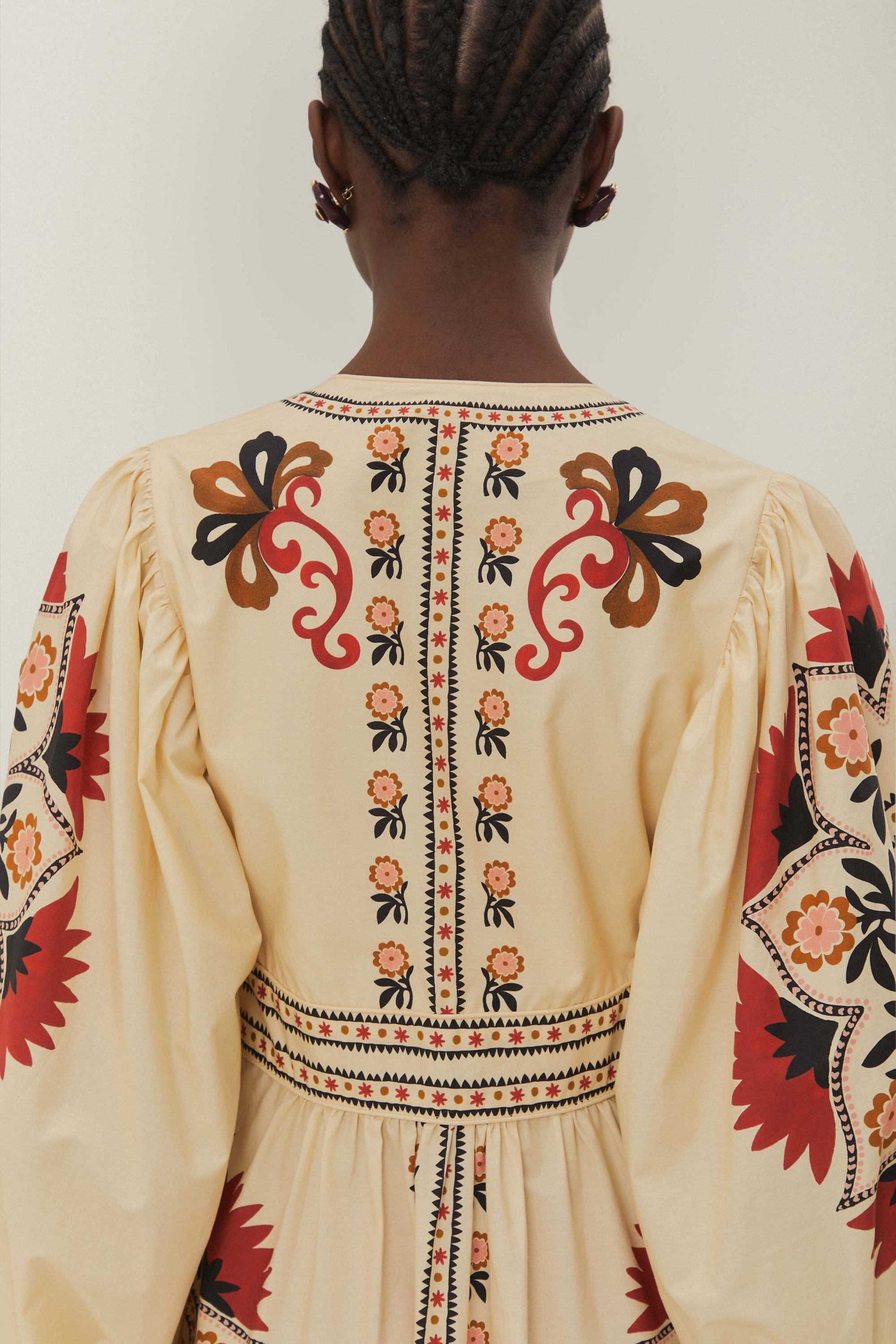 Cashew Mandala cotton maxi dress - Multicolour