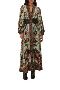 Robe longue Flowing Beauty - Bleu