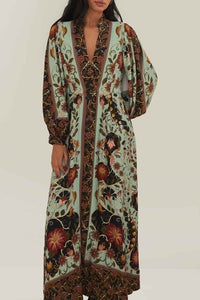 Robe longue Flowing Beauty - Bleu