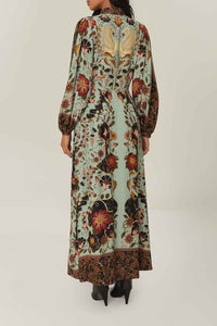 Robe longue Flowing Beauty - Bleu