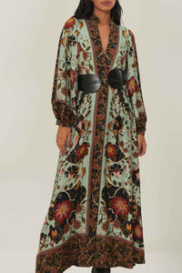 Robe longue Flowing Beauty - Bleu