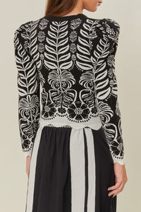Pull Ainika Tropical - Noir