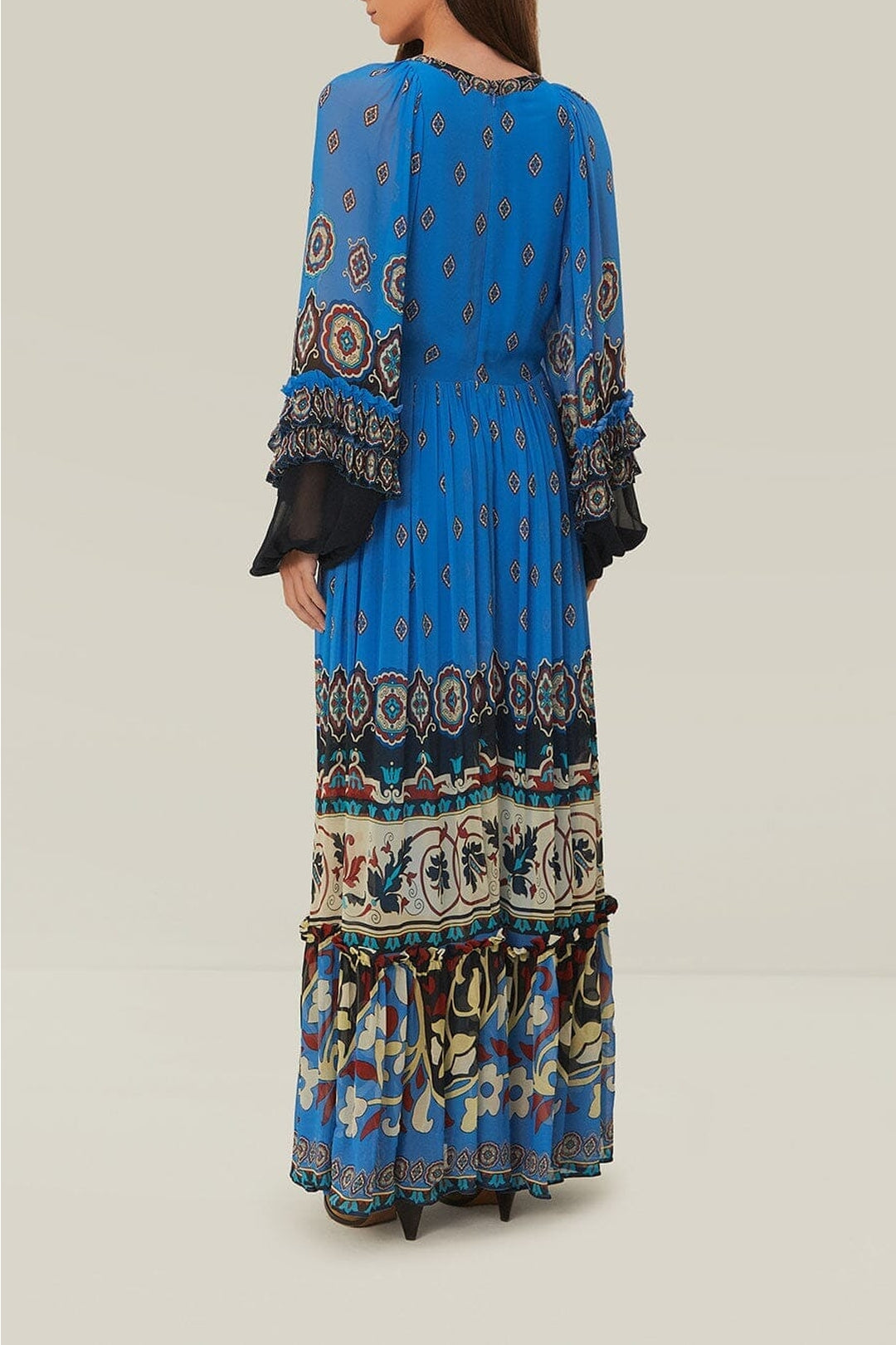 Robe longue Ainka - Bleu