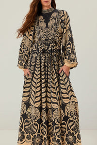 Robe longue Ainika - Noir