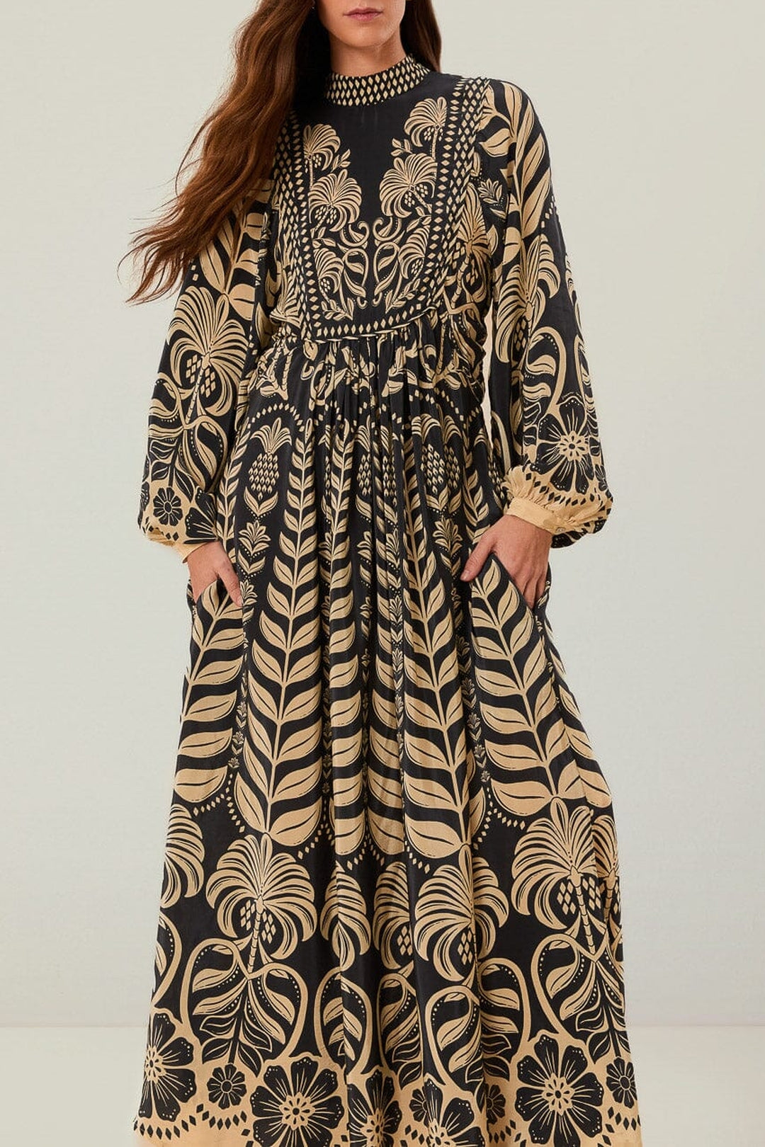 Robe longue Ainika - Noir