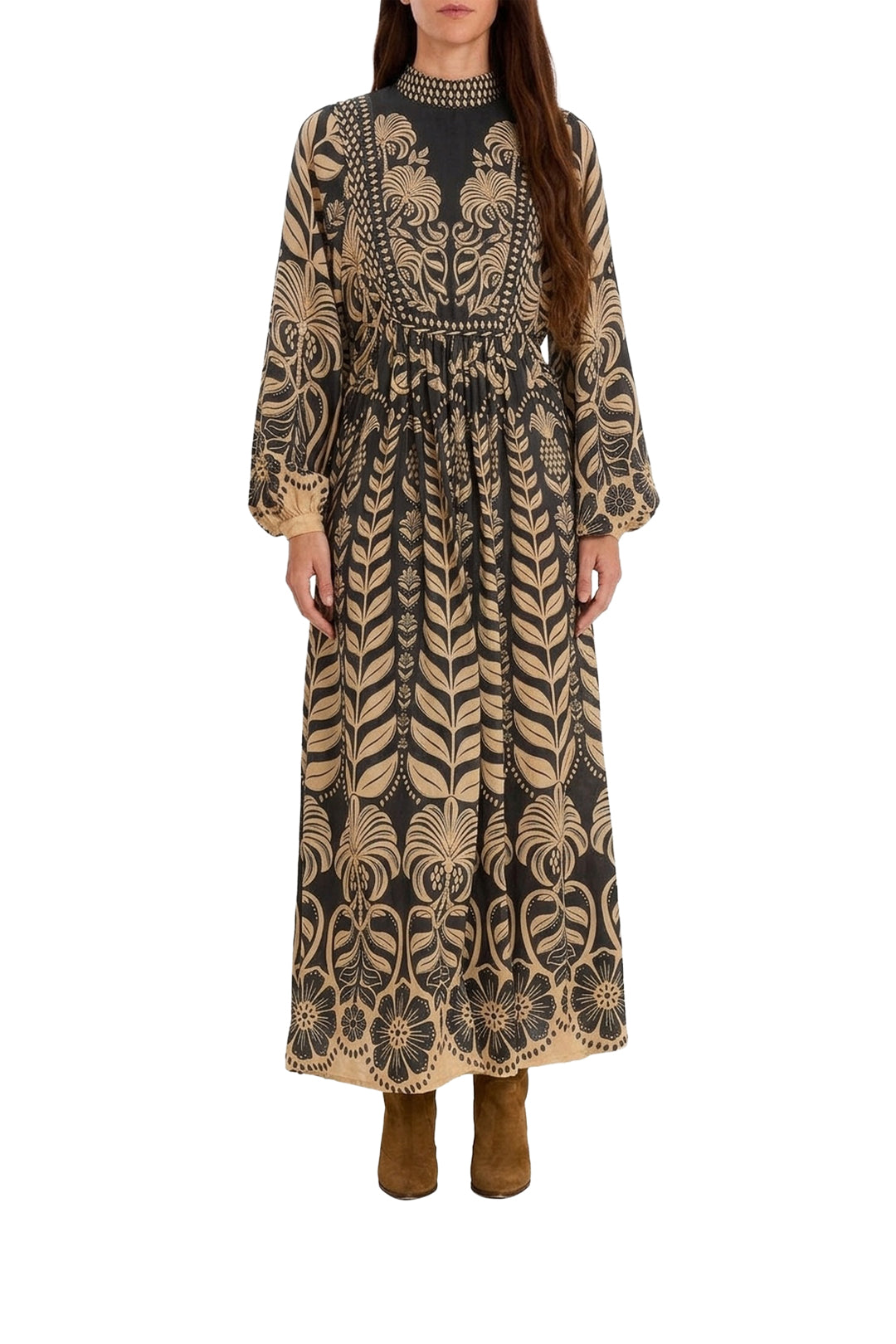 Robe longue Ainika - Noir